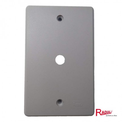 RADIAL PLACA 4X2 CINZA (1FURO)1701002