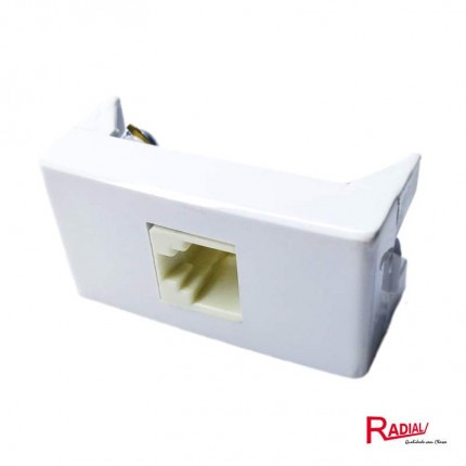 RADIAL PEROLA MODULO 1TEL RJ11 2V 04001