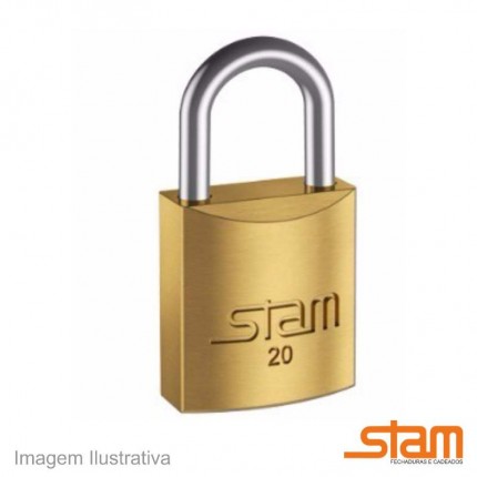CADEADO STAM LATAO MACICO 20MM