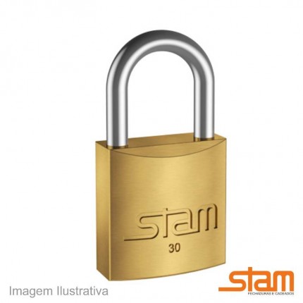 CADEADO STAM LATAO MACICO 30MM