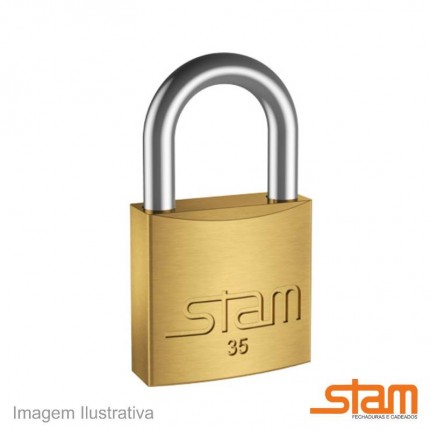 CADEADO STAM LATAO MACICO 35MM