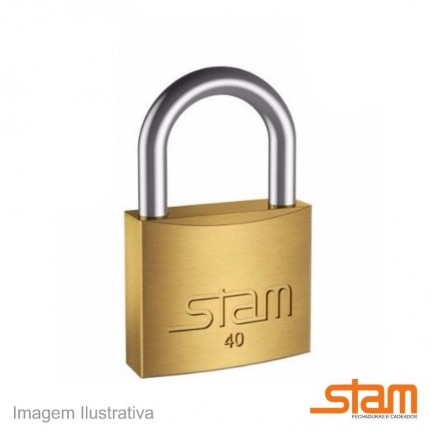 CADEADO STAM LATAO MACICO 40MM