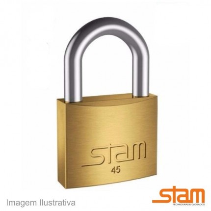 CADEADO STAM LATAO MACICO 45MM