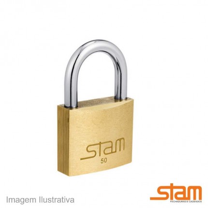 CADEADO STAM LATAO MACICO 50MM