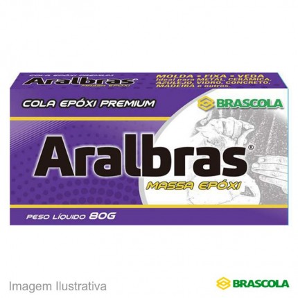 MASSA EPOXI ARALBRAS 080G BRASCOLA