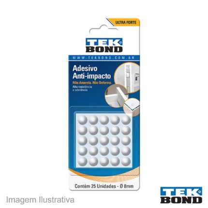 GOTA SILICONE 08MM RD.C/25PC TEKBOND