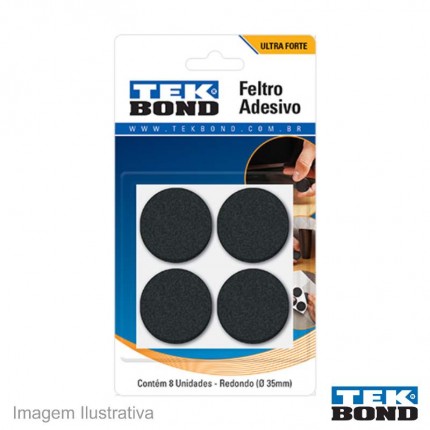 FELTRO ADESIVO TEKBOND RED.35MM C/08 PT