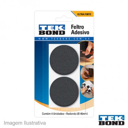 FELTRO ADESIVO TEKBOND RED.46MM C/04 PT