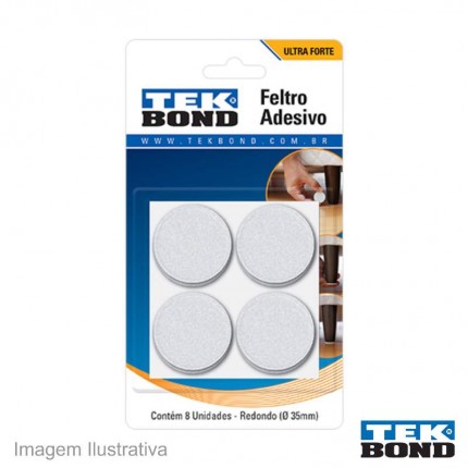 FELTRO ADESIVO TEKBOND RED.35MM C/08 BR