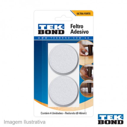 FELTRO ADESIVO TEKBOND RED.46MM C/04 BR