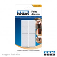 35628 - FELTRO ADESIVO TEKBOND QUAD.22MM C/16 BR
