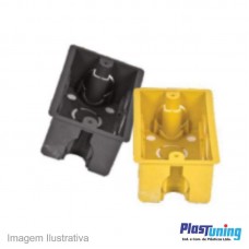34984 - CAIXA LUZ PVC 4X2 AM PLASTUNING C/100
