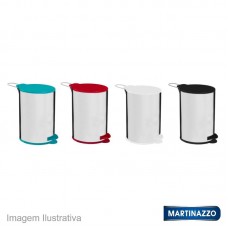 44054 - LIXEIRA INOX MARTIN.12L C/PED.VM 120V/08