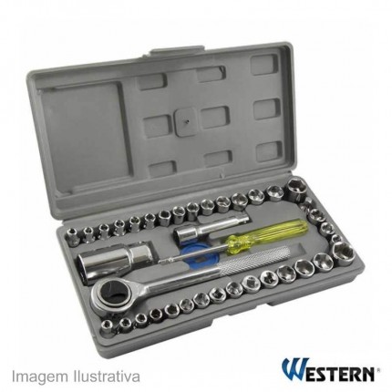 KIT SOQU.39PC C/CATR.3/8 WESTERN W-50