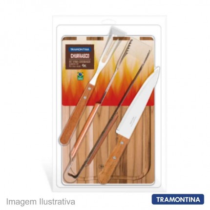 KIT P/CHURRASCO TRAMONT.04PC 22399/070