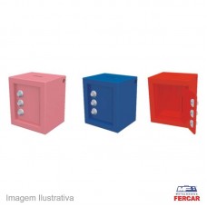 01638 - COFRE PORTA MOEDA CHAPA FERCAR C/SEGREDO