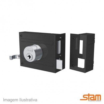FECHADURA STAM PORTAO(CH.TETRA)1701/100