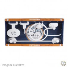 39391 - KIT ACES.WC 5PC METASUL BRANCO SOFT