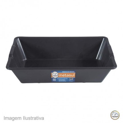 CAIXA P/MASSA PVC 20L METASUL 9724
