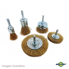 31162 - ESCOVA ACO KIT C/05PC BRASF.7270 MISTO