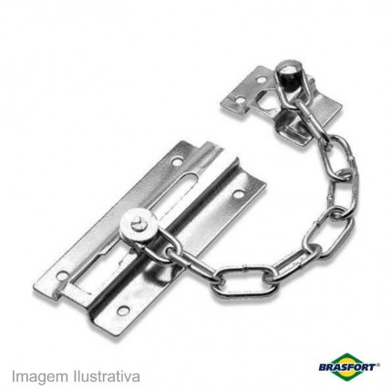 FECHO PEGA-LADRAO CROMADO BRASF.8012