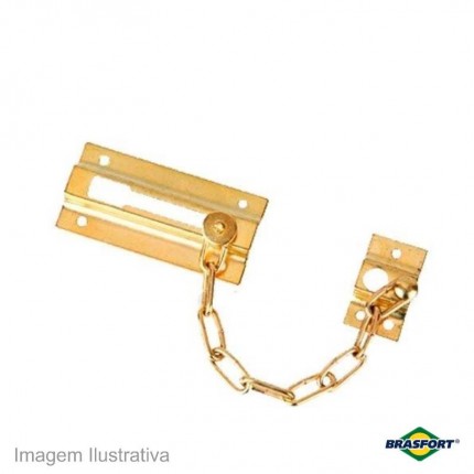 FECHO PEGA-LADRAO DOURADO BRASF.8013