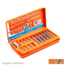 32215 - JOGO C/15 BITS WAFT (TORX)C/ADAP.6233
