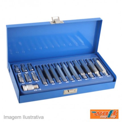 JOGO C/17 PONT/BITS WAFT(RIBE)CR.VAN6198