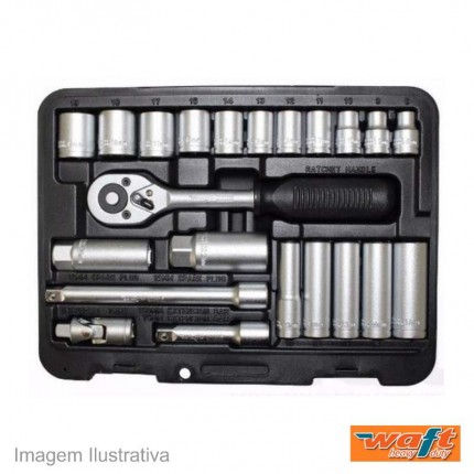 KIT SOQU.22PC C/CATR.3/8 WAFT 6340 CR.VA