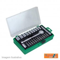 23286 - KIT SOQU.25PC C/CATR.1/4 WAFT 6044 CR.VA