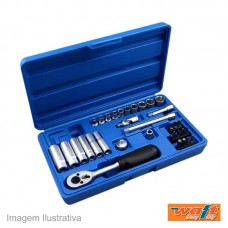 22313 - KIT SOQU.36PC C/CATR.1/4 WAFT 6176 CR.VA