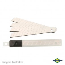 16097 - LAMINA P/ESTILETE BRASF.18MM C/10 8602