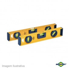 34045 - NIVEL ALUMINIO BRASFORT 35CM 8177(MAGNET