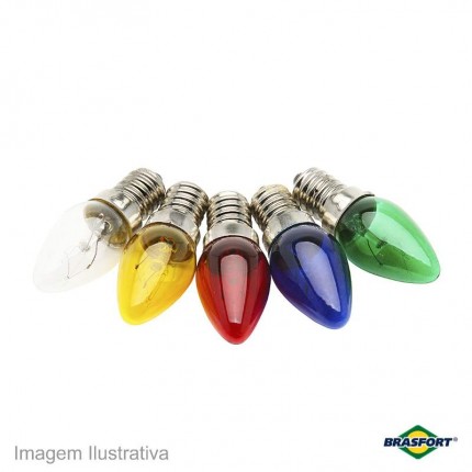 LAMPADA CHUPETA 07WX110V BRASF.SORT C/25