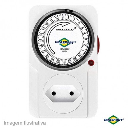TIMER ANALOG.BRASFORT BIVOLT 8769