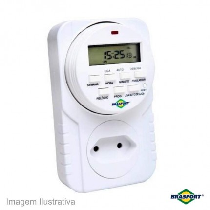 TIMER DIGITAL BRASFORT BIVOLT 8771