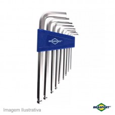 41277 - JOGO CHAVE ALLEN BRASF.09PC 7830 EXT.LG
