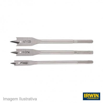 JOGO BROCA CHATA IRWIN 03PC 14028