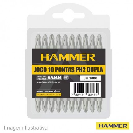 JOGO C/10 PONT.PARAF.HAM.65 JB1000(PH2)