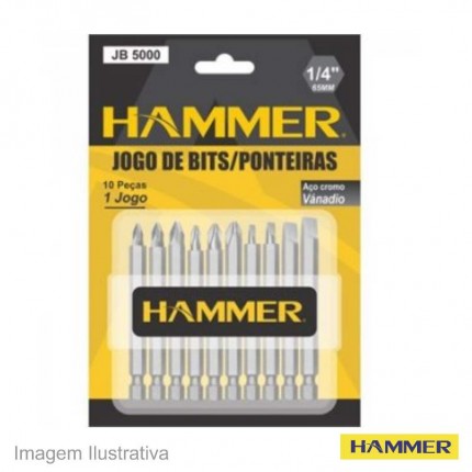 JOGO C/10 PONT.HAMMER 65MM JB5000(PH/FD)