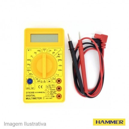MULTIMETRO DIGITAL HAMMER MD1000