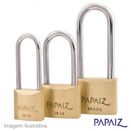 CADEADO PAPAIZ HASTE LONGA 30/50MM