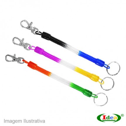 CHAVEIRO ESPIRAL IDEA COLOR C/12 639C
