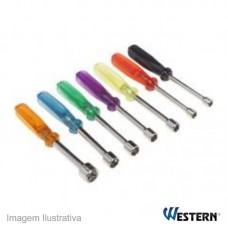 40437 - CHAVE CANHAO KIT C/07PC WESTERN 381