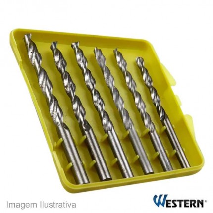 JOGO BROCA AR.06PCS WESTERN 1506