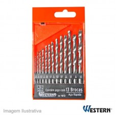 33128 - JOGO BROCA AR.13PCS WESTERN PRO 1613(VM)