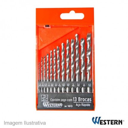 JOGO BROCA AR.13PCS WESTERN PRO 1613(VM)