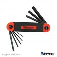 39649 - JOGO CHAVE ALLEN WESTERN 08PC DOBR.1921