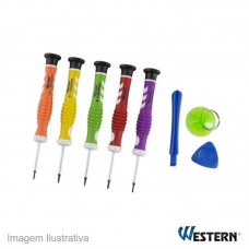 42762 - JOGO CHAVE PRECISAO 08PC WESTERN CEL-11