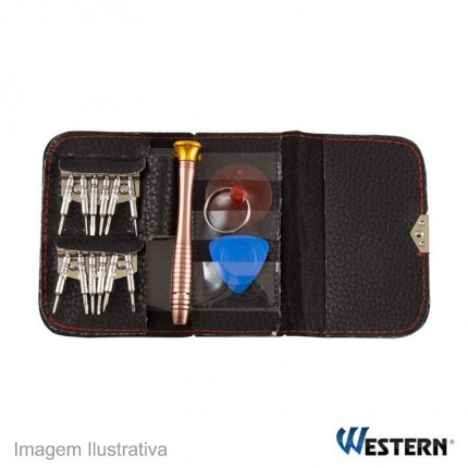 JOGO CHAVE PRECISAO 15PC WESTERN CEL-12